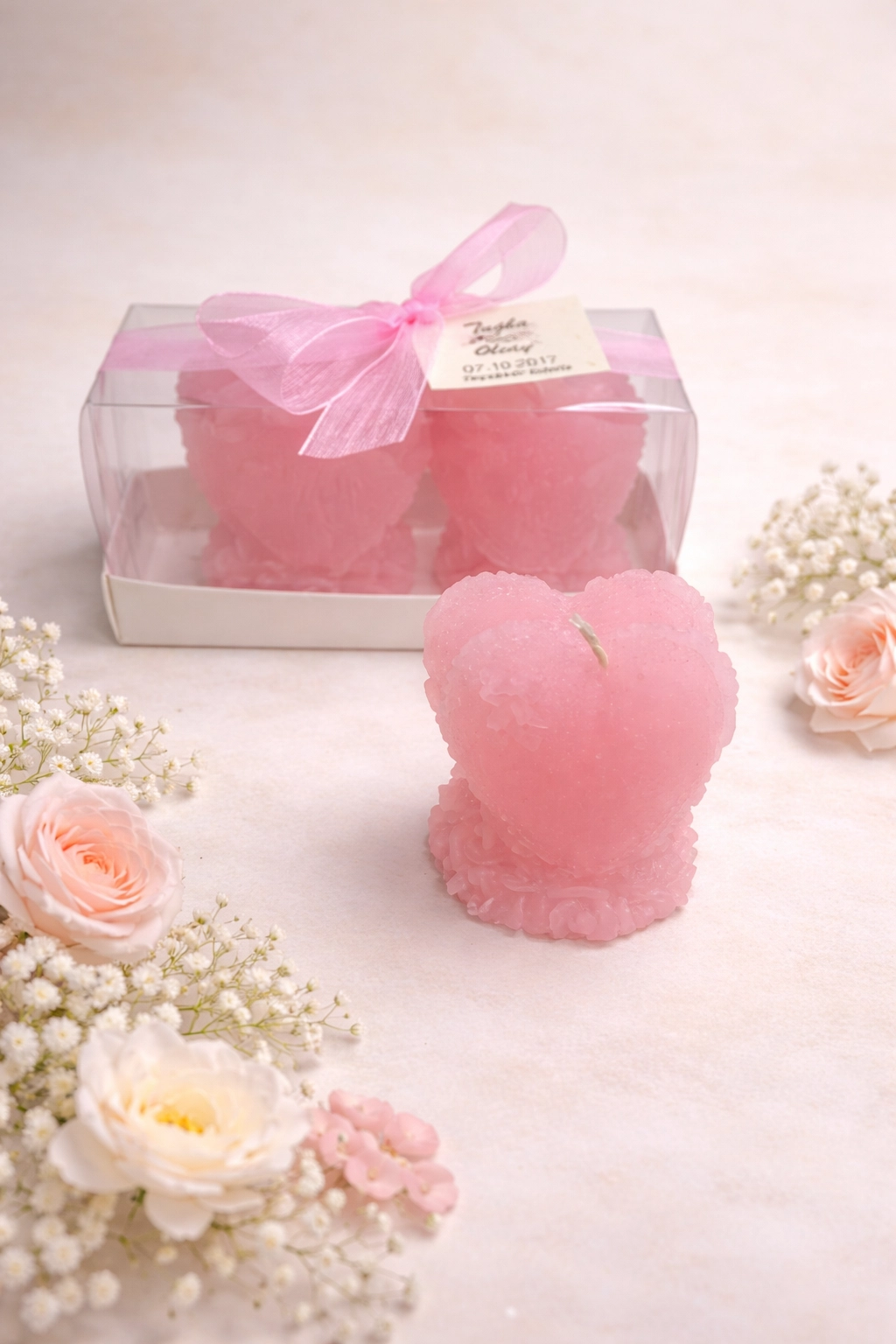 Kalpli Mum İkili Set 