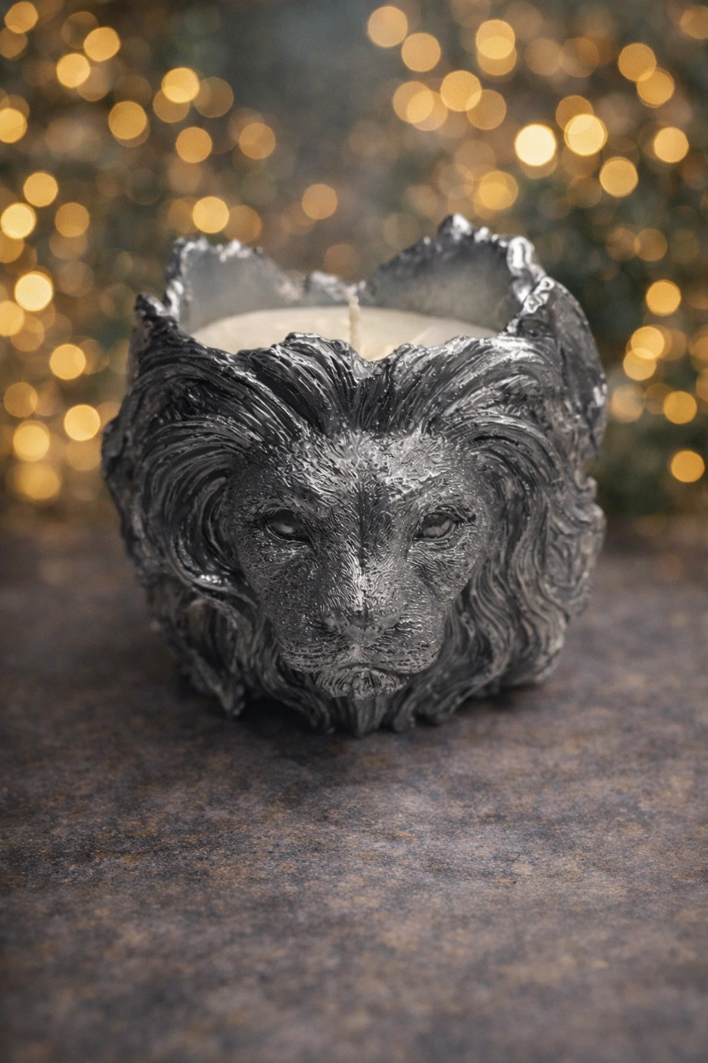Aslan Mum Model 1 Yaldız Boyamalı 
