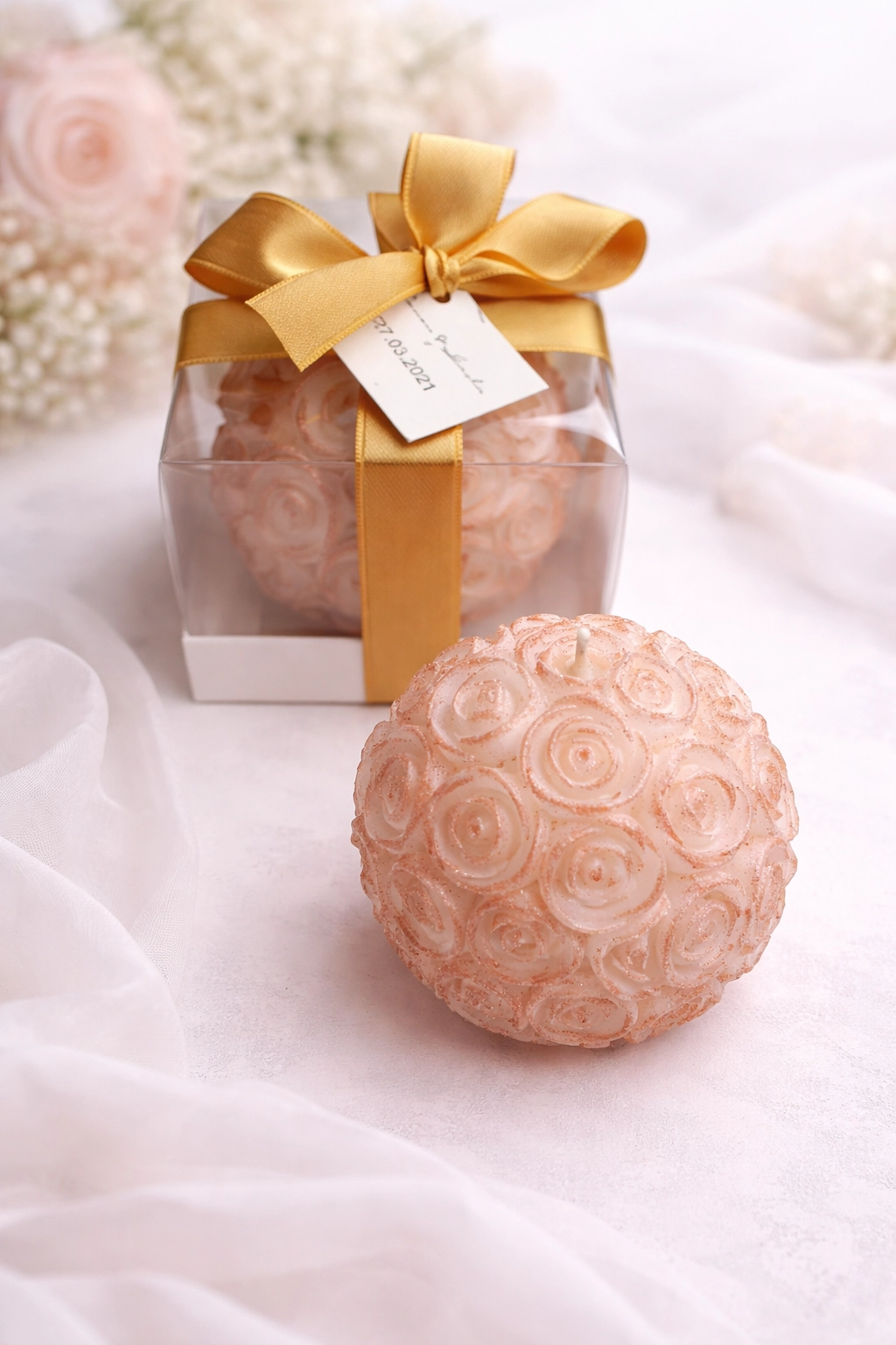 BÜYÜK TOP GÜL YALDIZ BOYALI