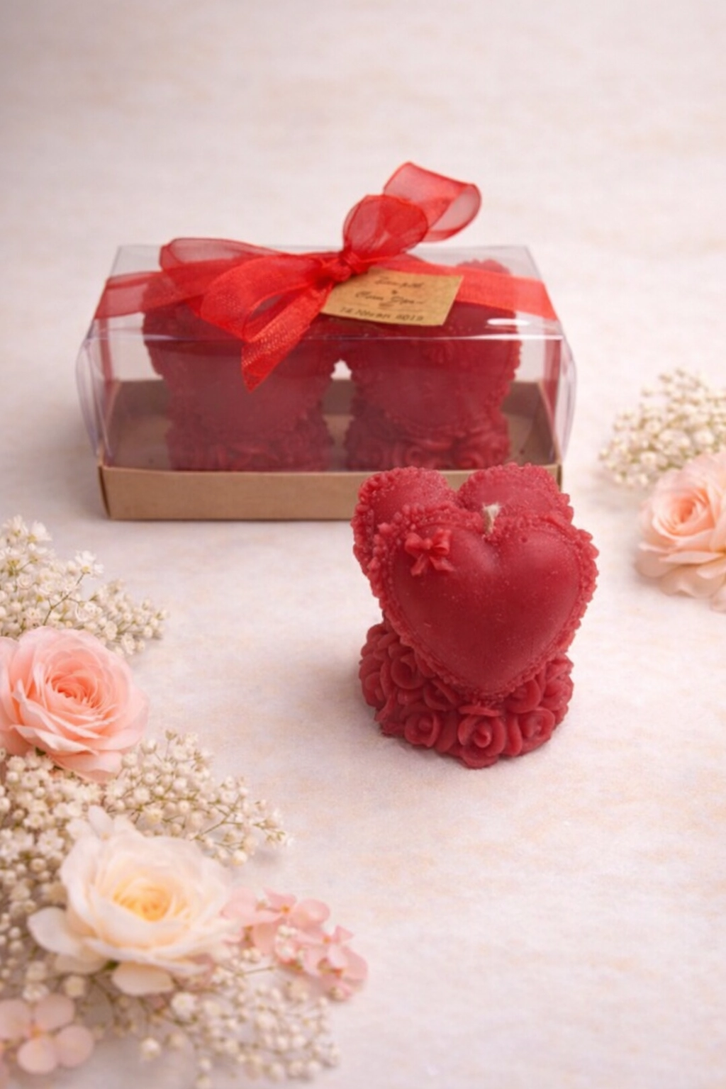 Kalpli Mum İkili Set 