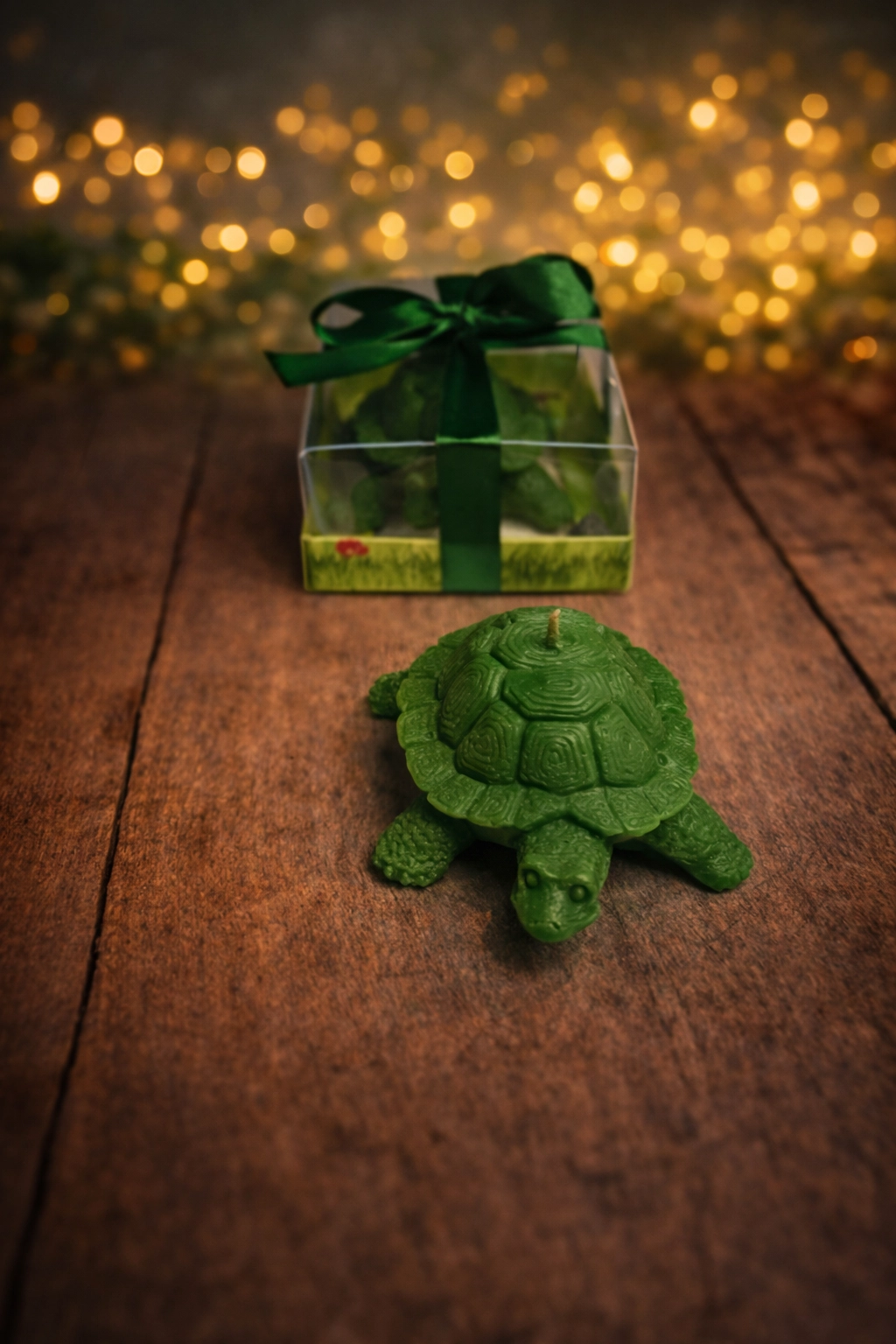 Kaplumbağa Figürlü Dekoratif Mum