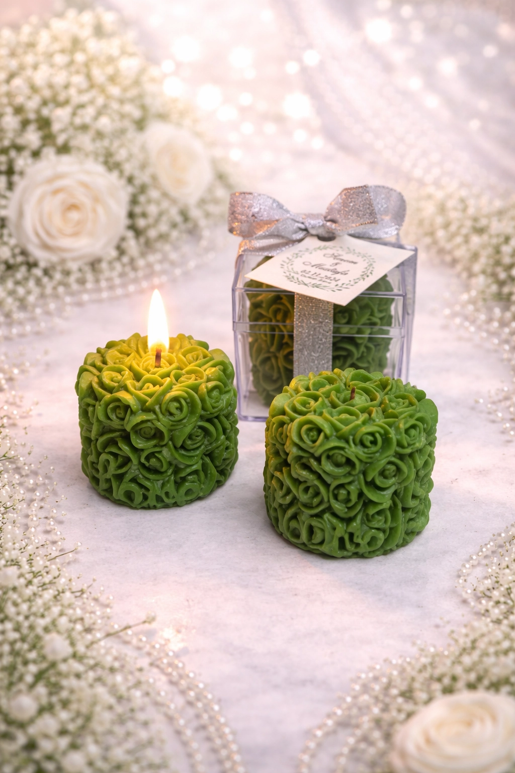 MİKA KUTU RULO GÜL