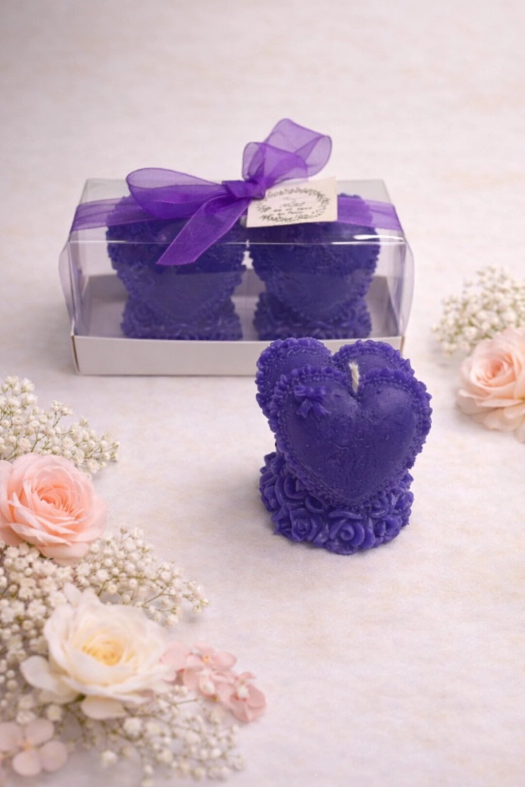 Kalpli Mum İkili Set 