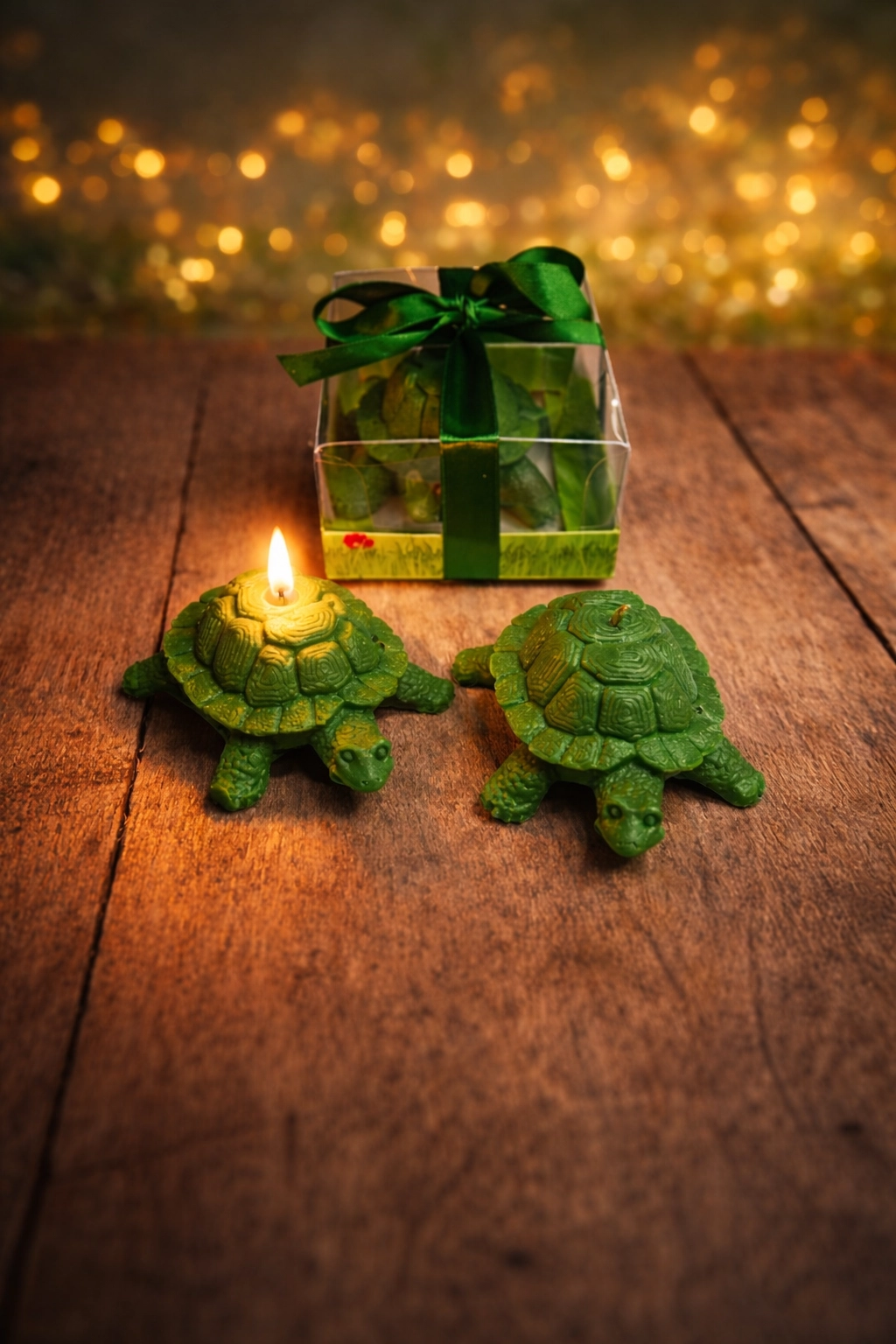 Kaplumbağa Figürlü Dekoratif Mum