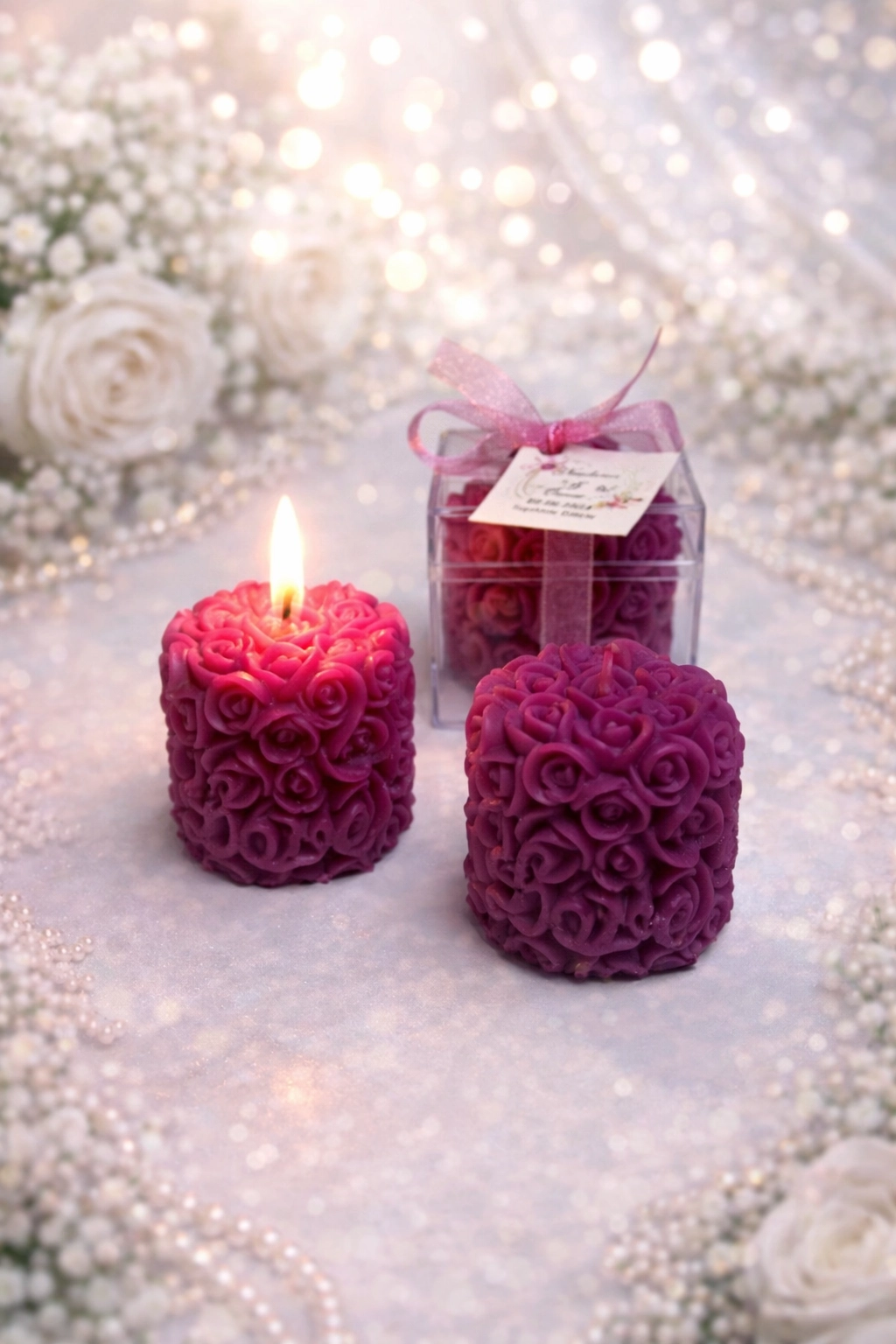 MİKA KUTU RULO GÜL