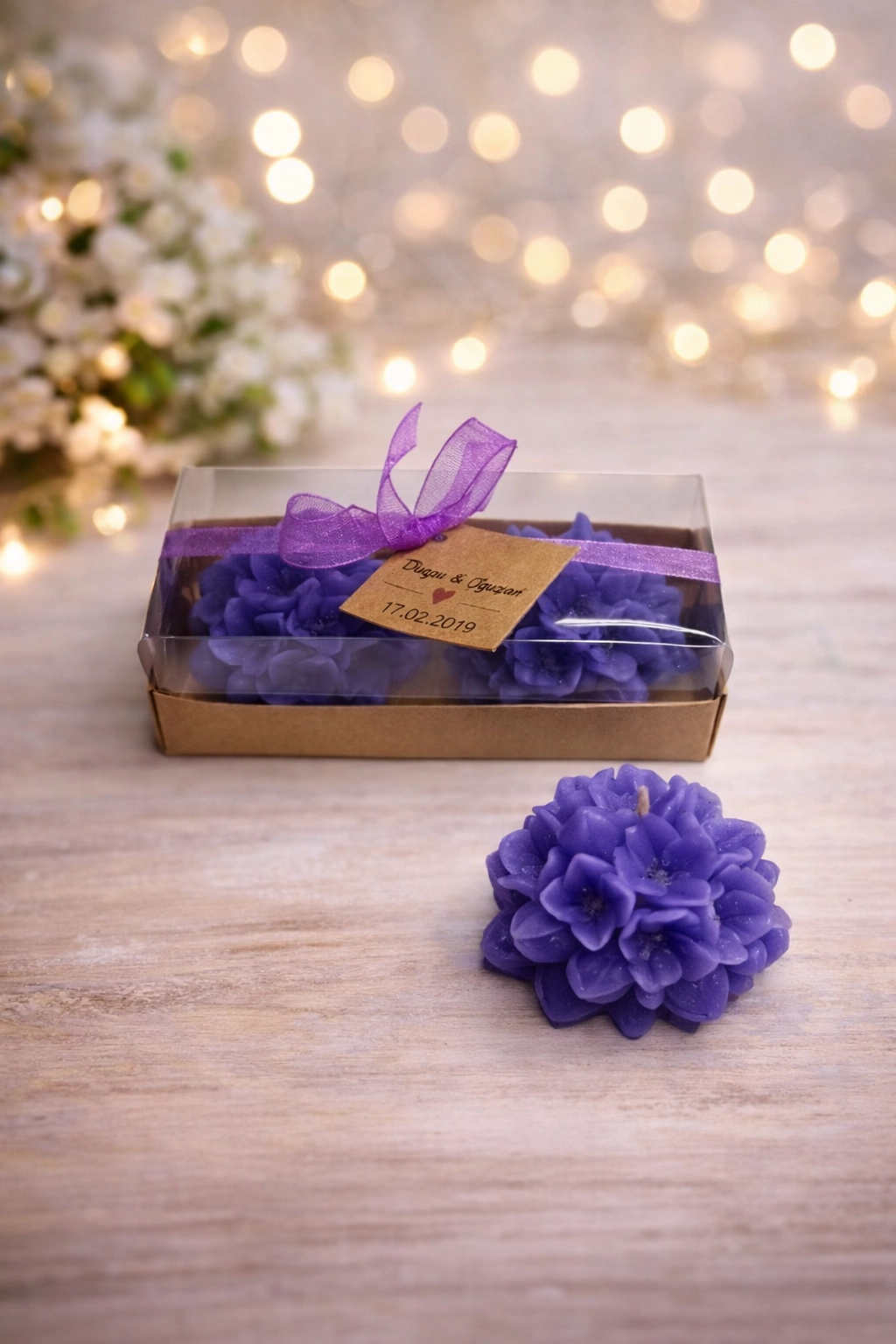 Ortanca Mum Model 1 İkili Set 