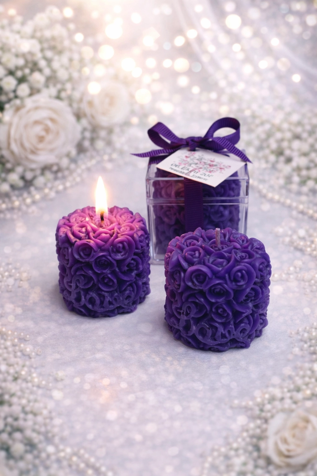 MİKA KUTU RULO GÜL