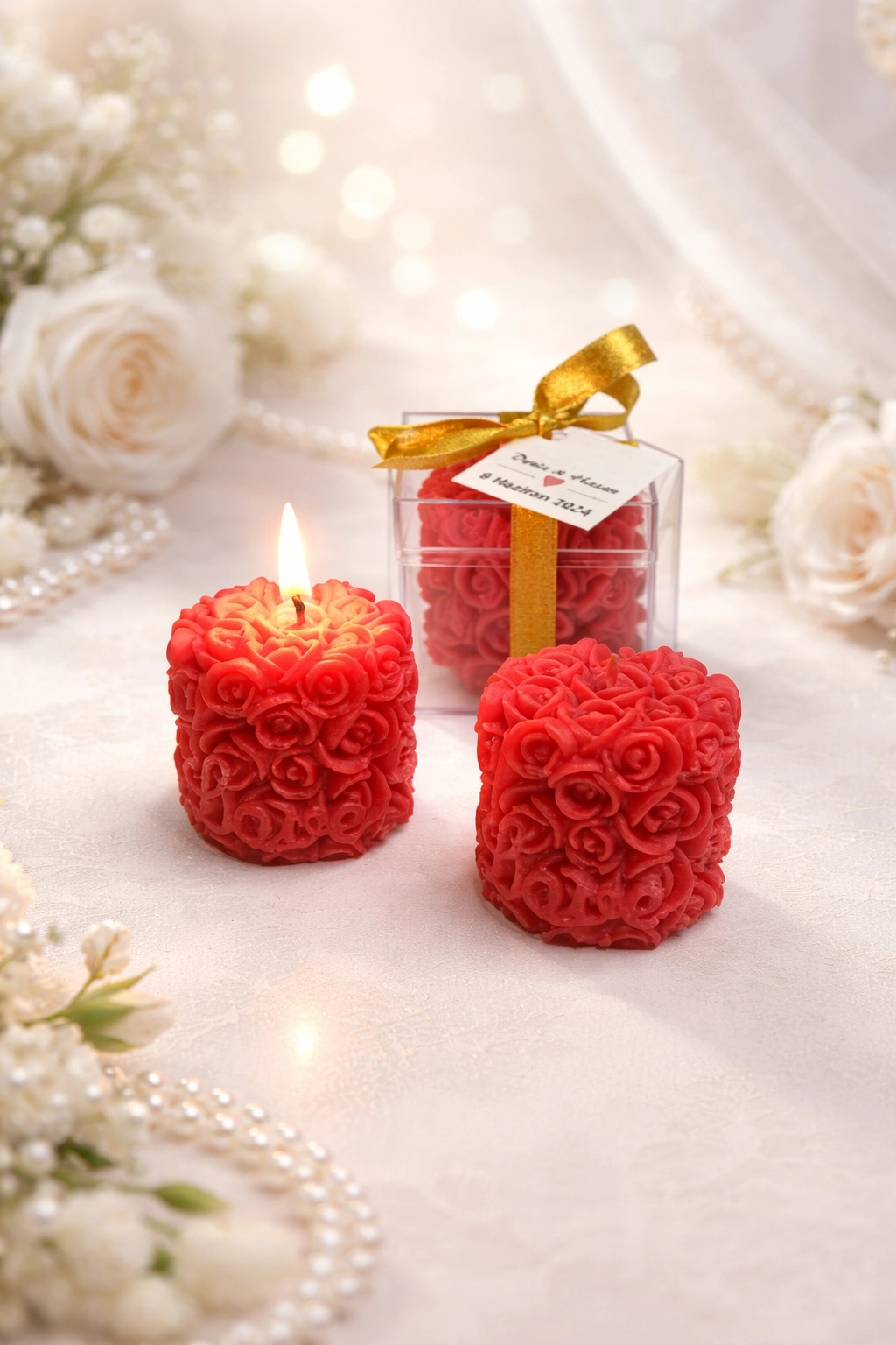 MİKA KUTU RULO GÜL