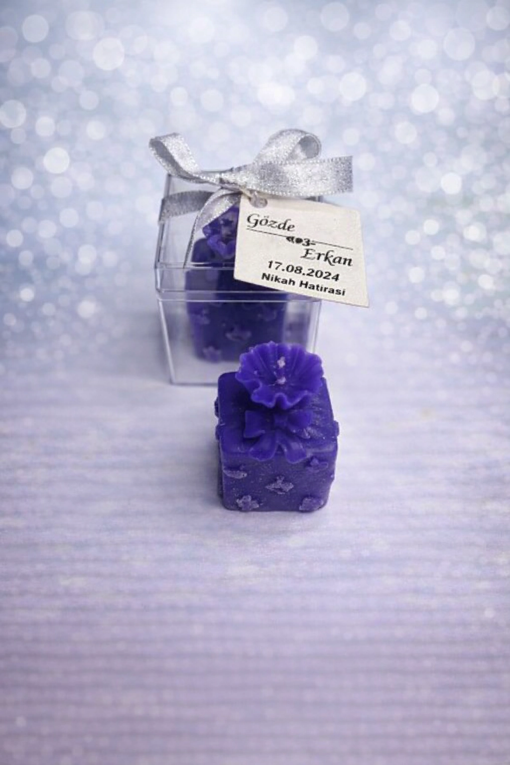 Mika Kutu Şeker Mum