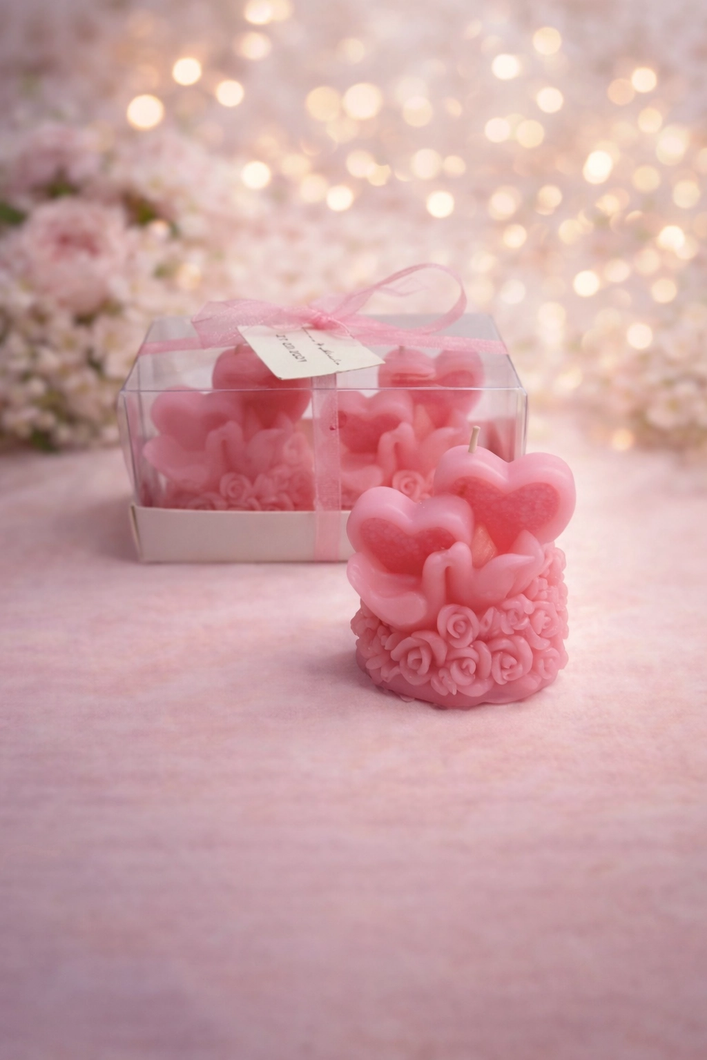 Sevgi Mum Güvercinleri İkili Set 