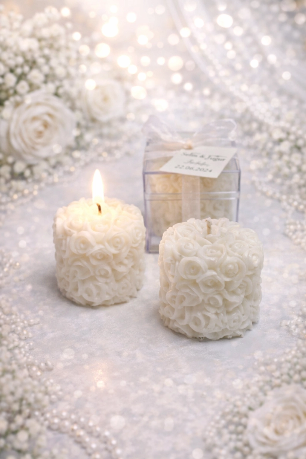 MİKA KUTU RULO GÜL