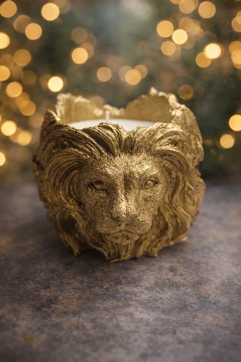 Aslan Mum Model 1 Yaldız Boyamalı 