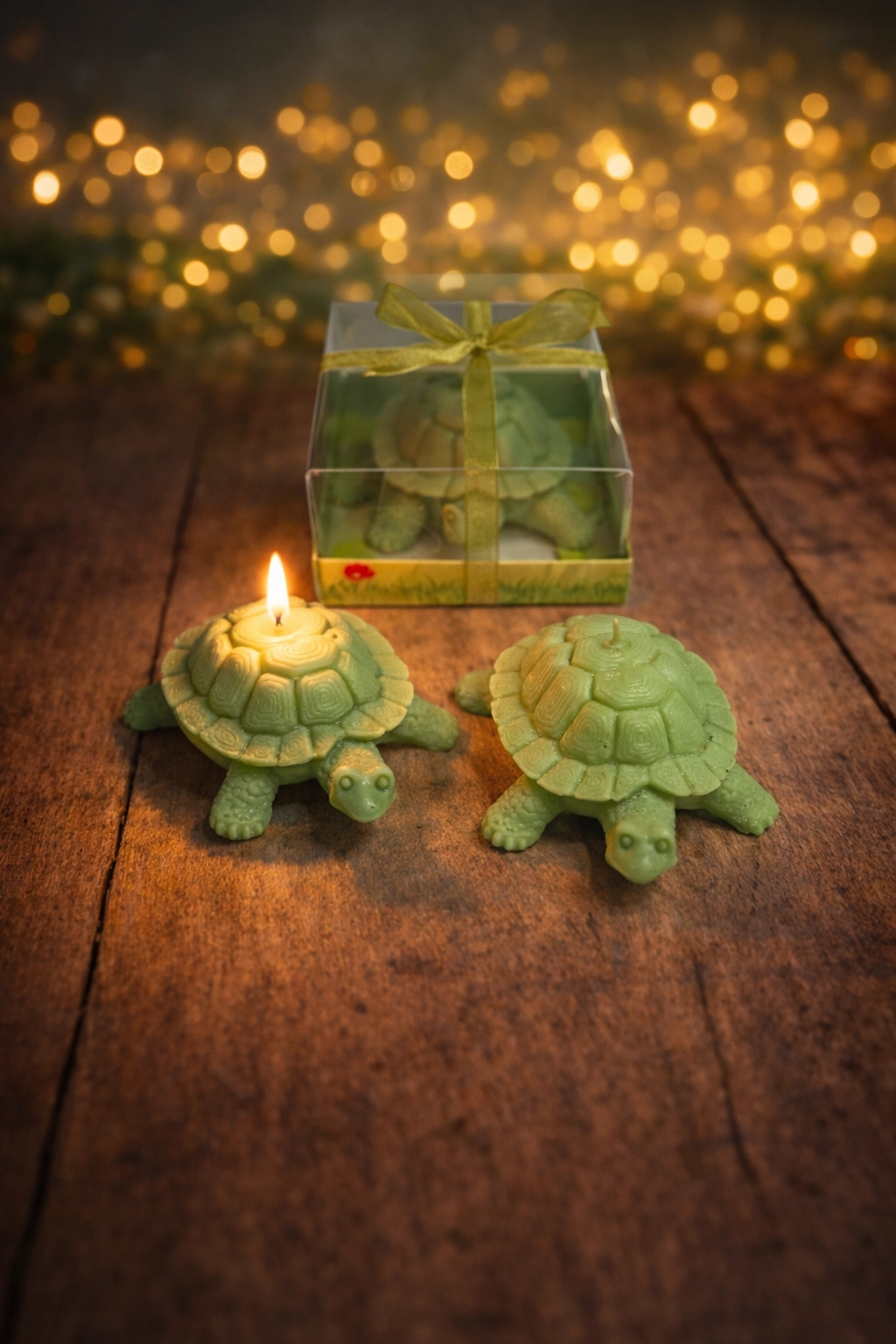 Kaplumbağa Figürlü Dekoratif Mum