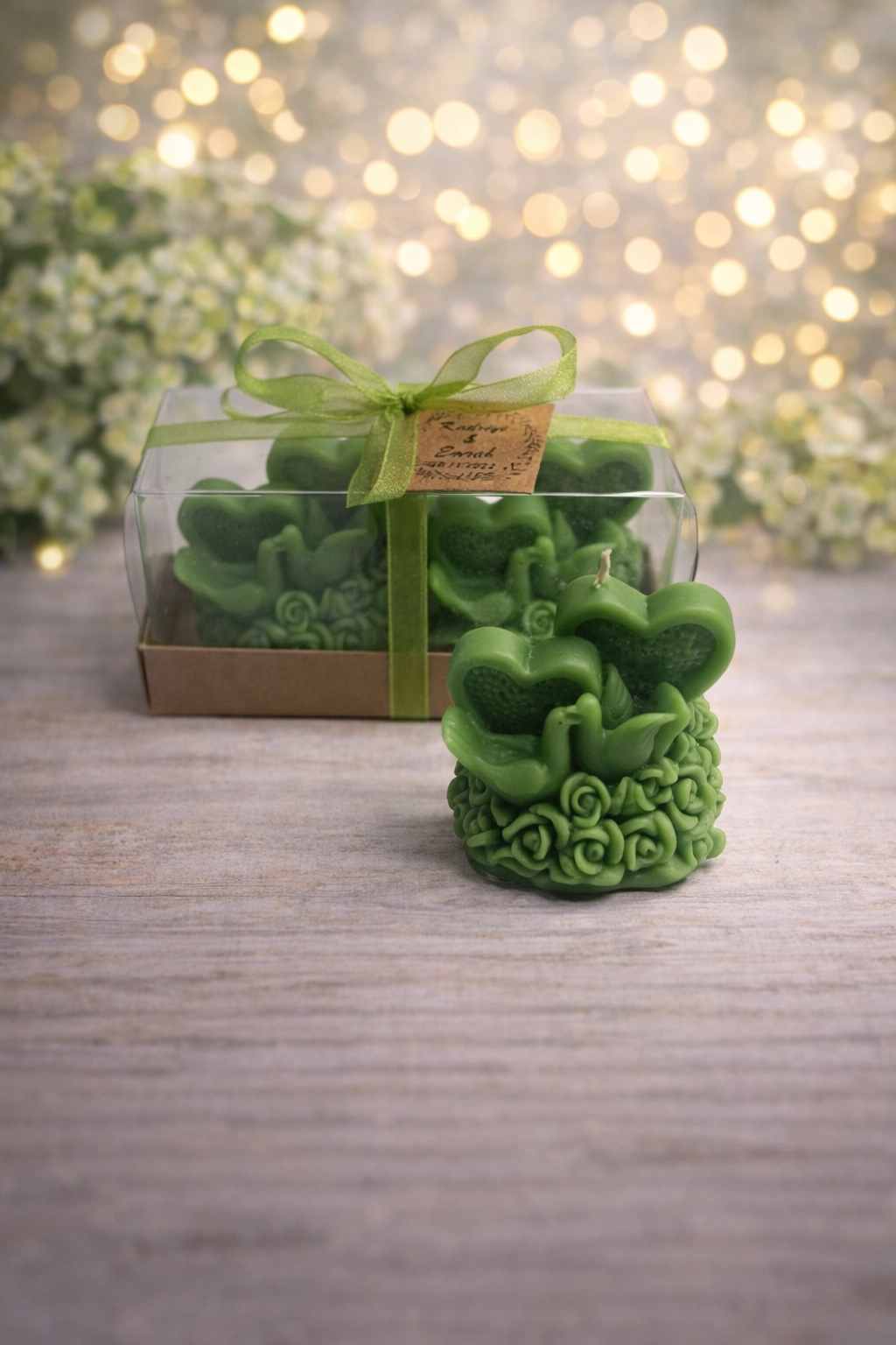 Sevgi Mum Güvercinleri İkili Set 