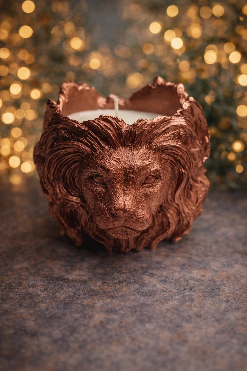 Aslan Mum Model 1 Yaldız Boyamalı 