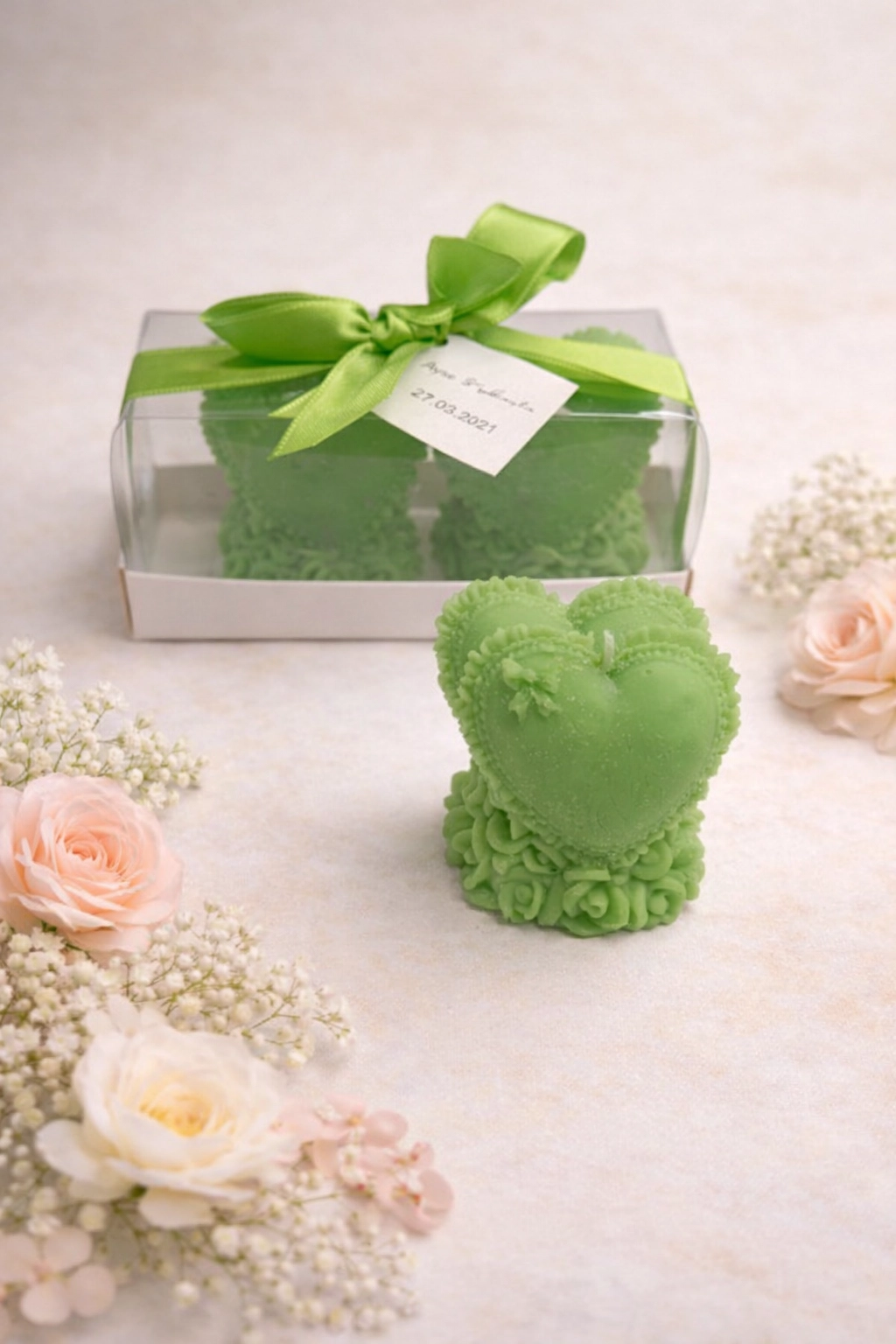 Kalpli Mum İkili Set 