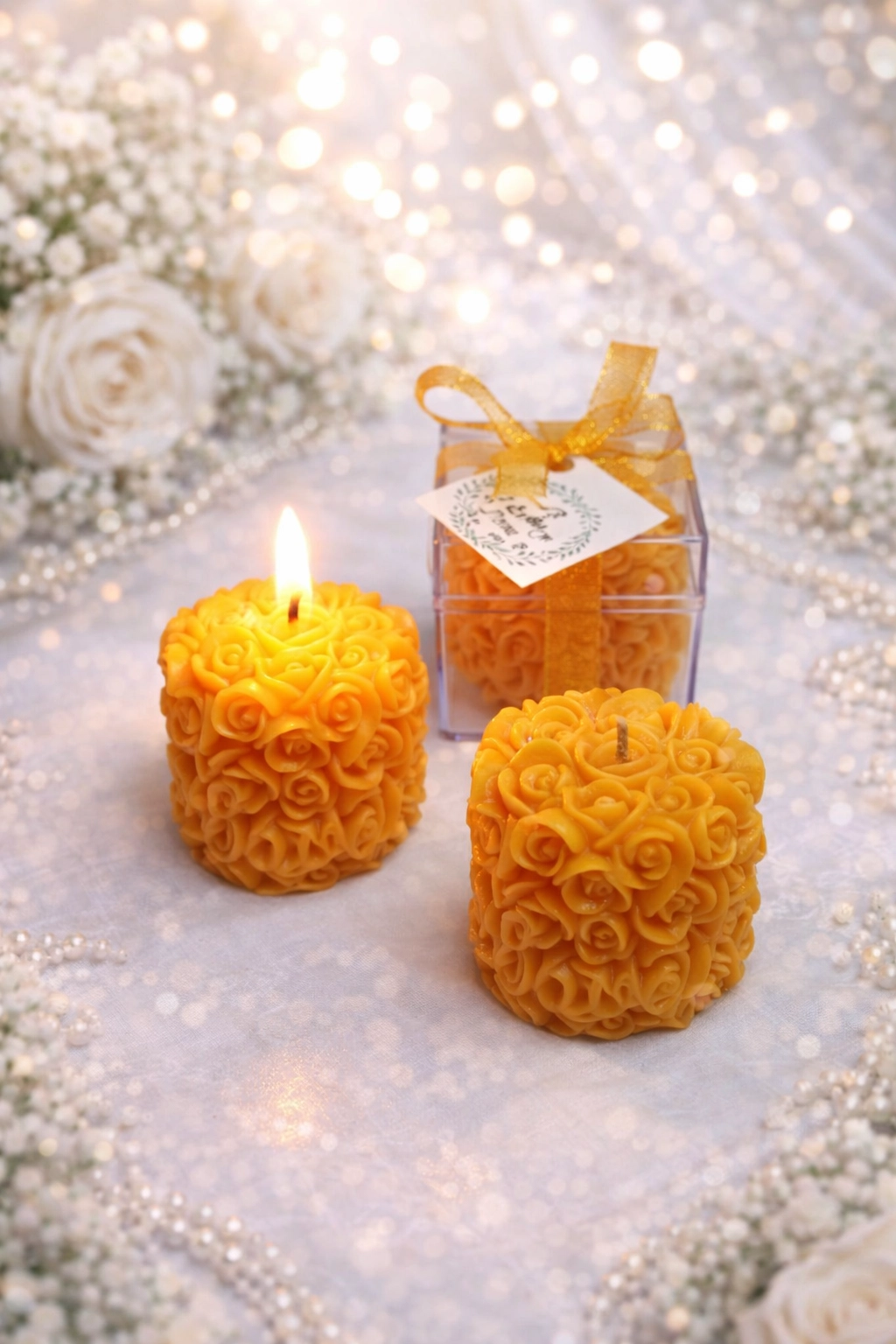 MİKA KUTU RULO GÜL