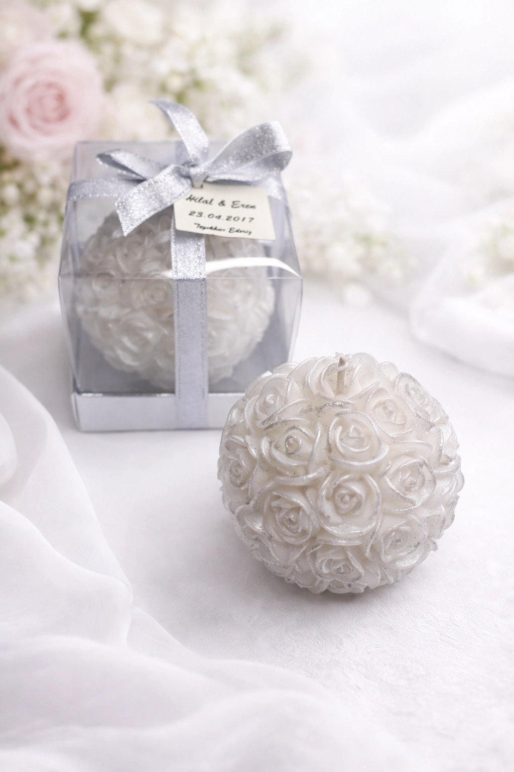 BÜYÜK TOP GÜL YALDIZ BOYALI