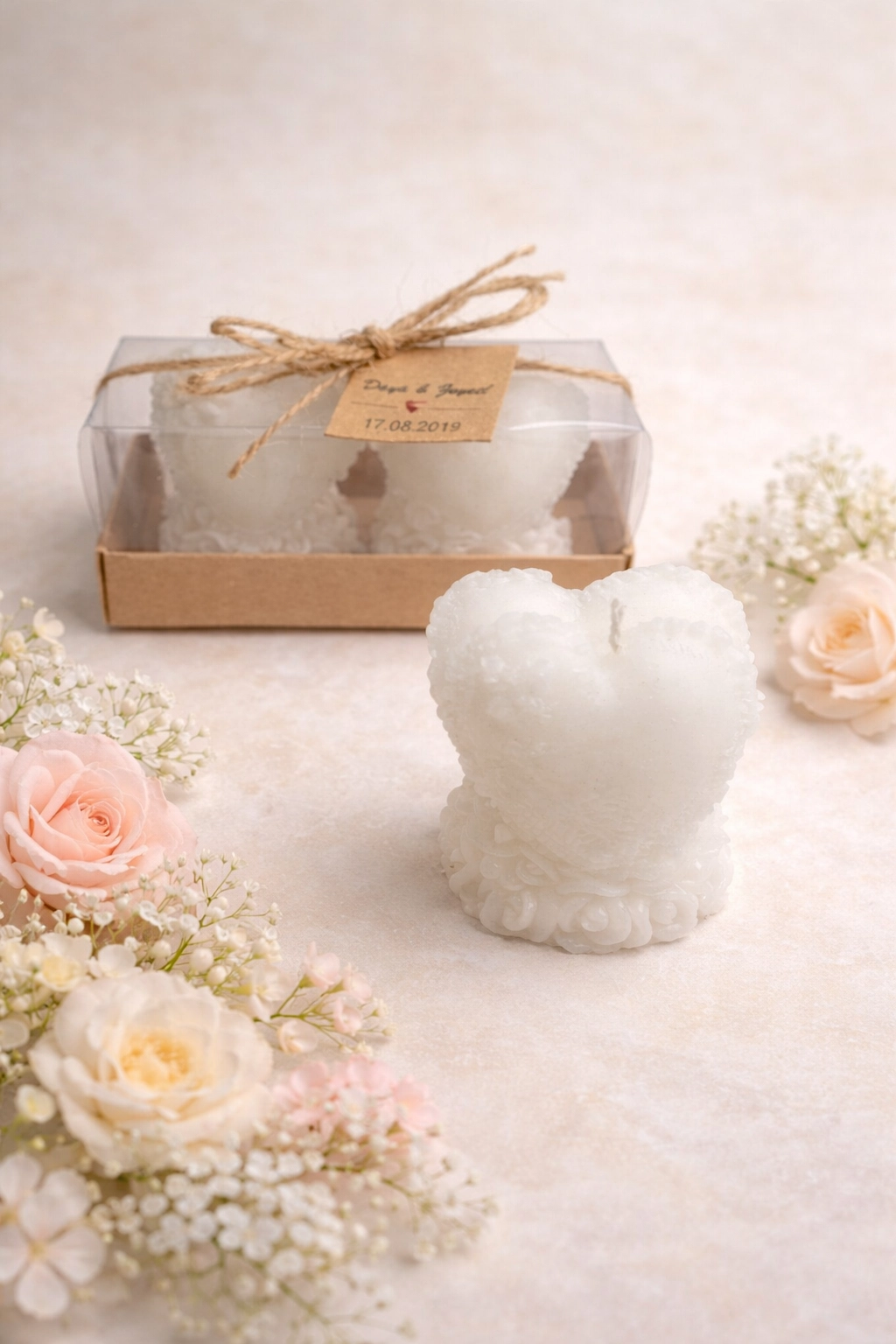 Kalpli Mum İkili Set 