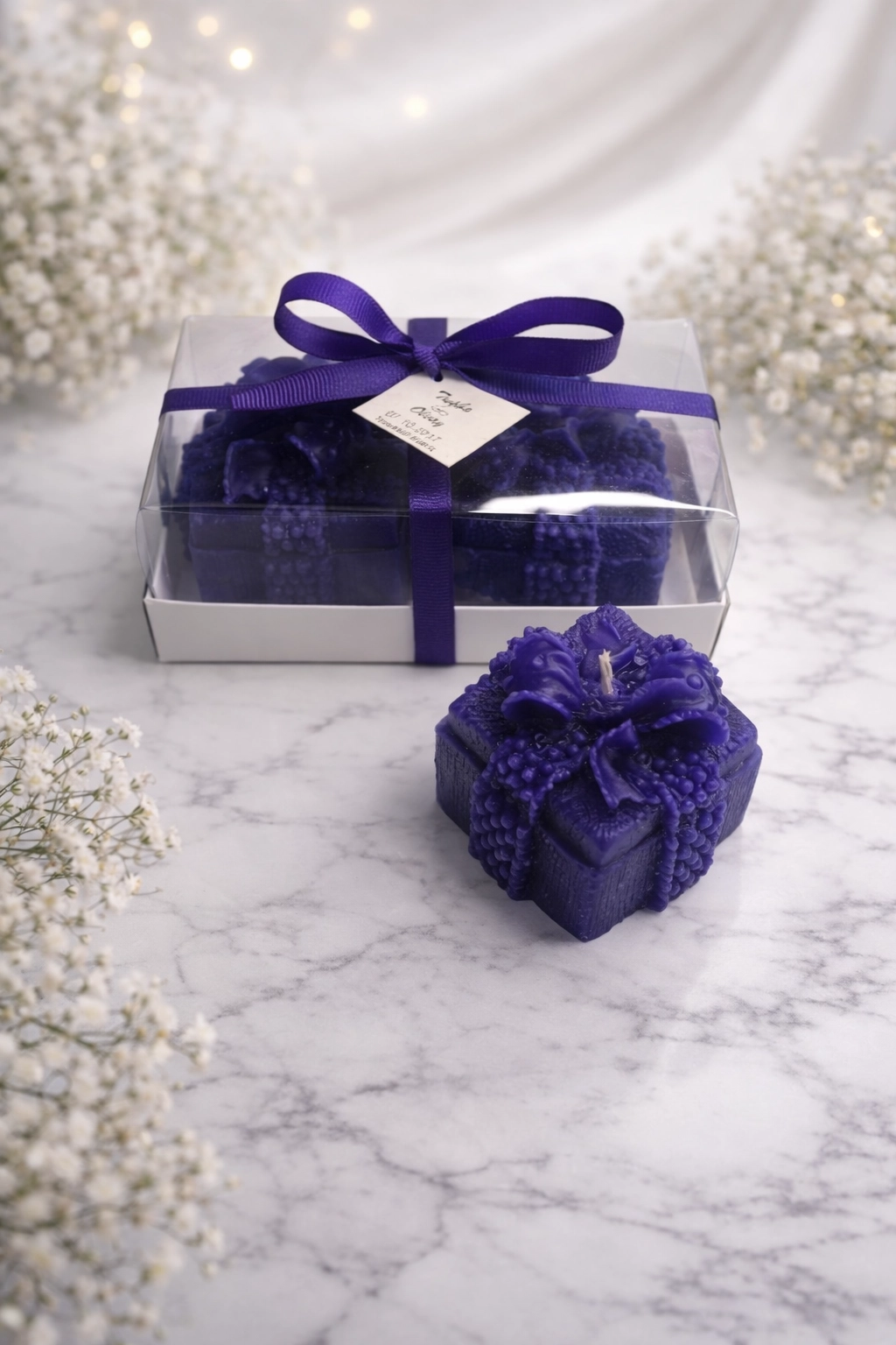 Hediye Mum Kutusu Model 1 İkili Set 