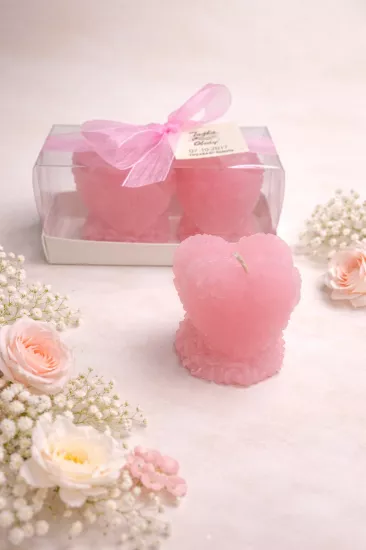 Kalıplı İkili Set | Kişiye Özel Hediyelik Mum