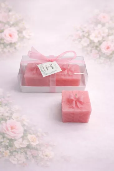 Hediye Mum Kutusu Model 2 İkili Set | Nikah Nişan 