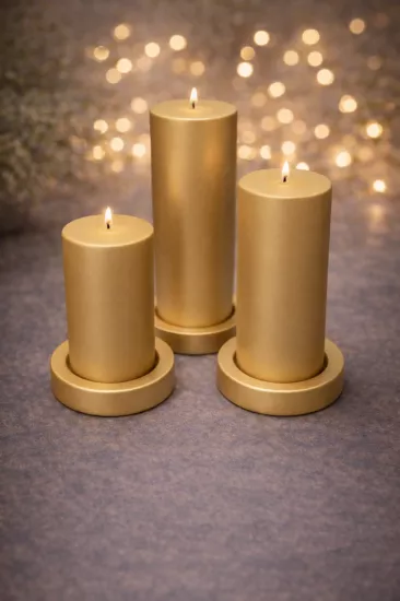 BÜYÜK SİLİNDİR MUMLAR