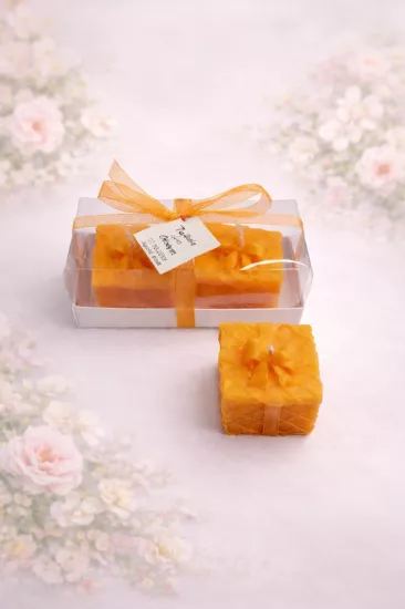 Hediye Mum Kutusu Model 2 İkili Set | Nikah Nişan 