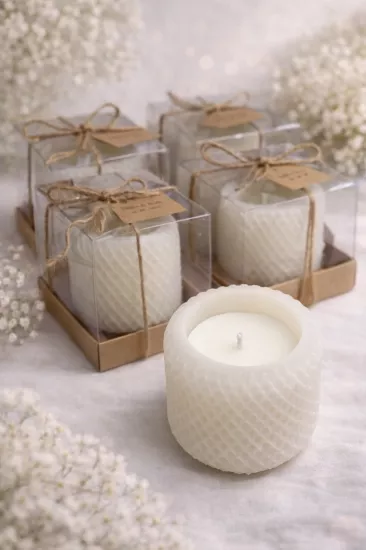 GEOMETRİK SİLİNDİR MUM