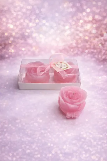 FİYONKLU GÜL İKİLİ SET